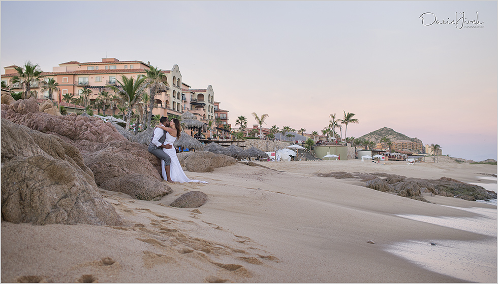 Trash The Dress afert Wedding Day at Dreams Los Cabos Resort