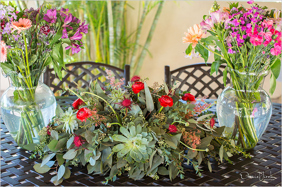 flowers and table decor