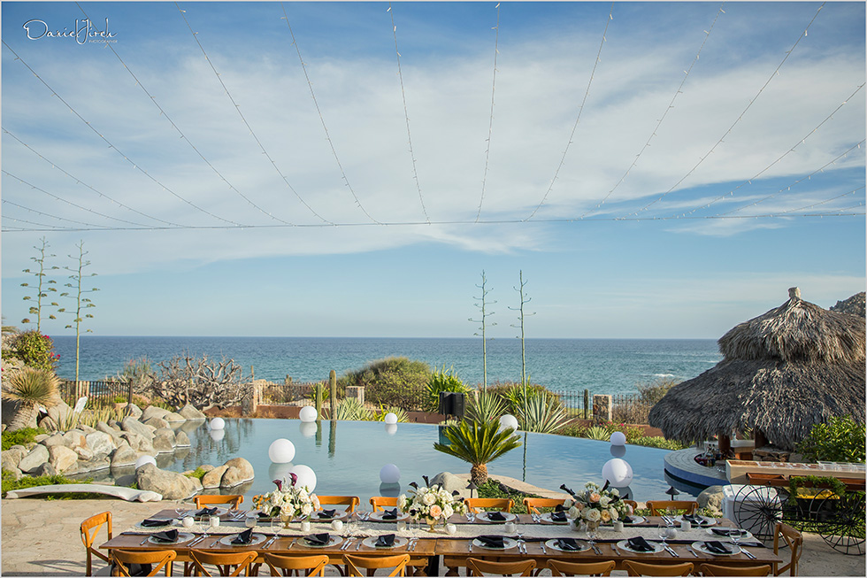 view from villa vista ballena birthday party